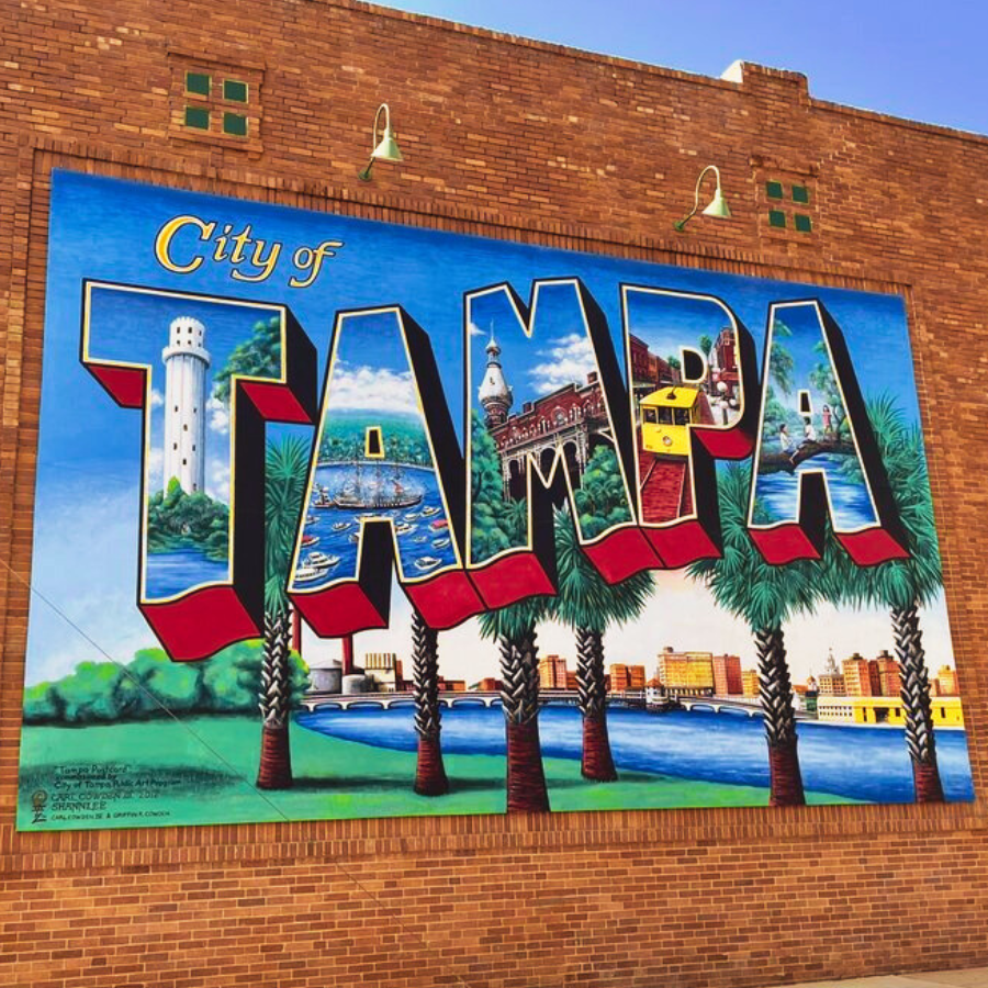 Fridge Magnet - Tampa city