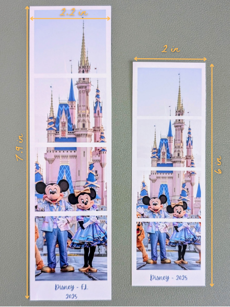 Magnetic Photo Booth Strip